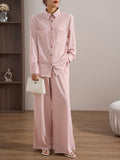 Texas Baby Pink Textured Suit