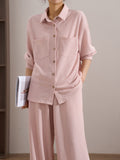 Texas Baby Pink Textured Suit