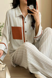 Agarve Textured Suit with embroidered pocket