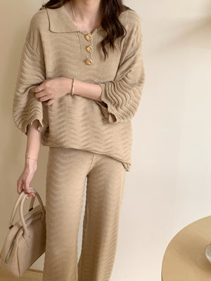 Seville Beige Two Piece suit