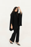 Lily Knitted Cape Black Separates