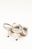 Nisa Silver Crystal Heels