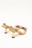 Mila Light Golden Bow Heels