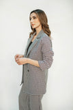 Charlotte Chequered Tweed  Double Breasted Suit