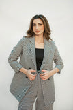 Charlotte Chequered Tweed  Double Breasted Suit