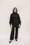 Sabiha Black Textured Suit