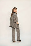 Layla Black & White Knit Suit