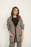 Layla Black & White Knit Suit